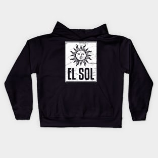 El Sol | Loteria Mexican Tarot Card Kids Hoodie